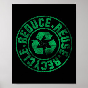Earth Day 2025 Verminder hergebruik Recyclen Poster