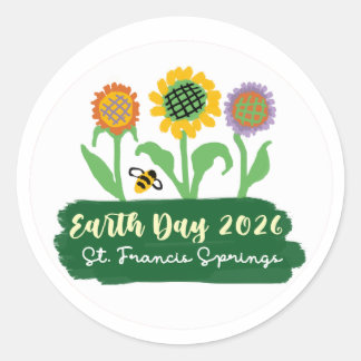 Earth Day 2026 Ronde Sticker