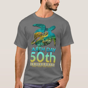 Earth Day 50th Jubileum Zee Turtle 1 T-shirt
