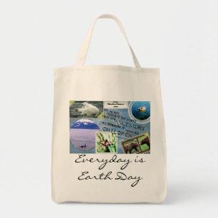 Earth Day Biologische Boodschappentas-Everyday is Tote Bag