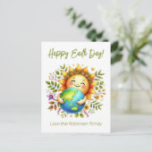 Earth Day-Briefkaart Feestdagenkaart (Staand voorkant)
