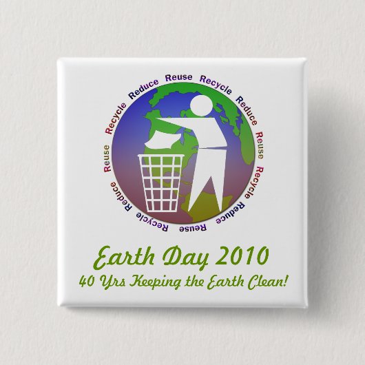 Earth Day Button (Voorkant)