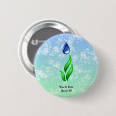 Earth Day Button (Voorkant /achterkant)