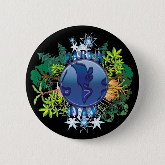 Earth Day Button | Earth Day Pin (Voorkant)
