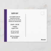 Earth Day Celebration Briefkaart (Achterkant)