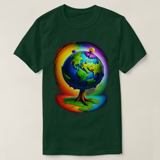 Earth Day Celebration T-shirt (Design voorkant)