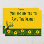 Earth Day Dancer Kaart (Voorkant / Achterkant)