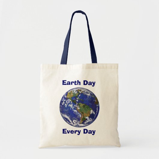 Earth Day Elke Dag Boodschappentas Tote Bag (Voorkant)