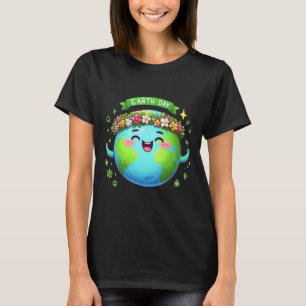 Earth Day Elke dag Retro Mannen Vrouwen Kinder N T-shirt