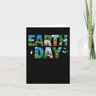 Earth Day Environmental Protection Save Tree en ee Kaart
