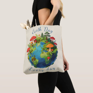 Earth Day Every Day Nature Planet Design Draagtas