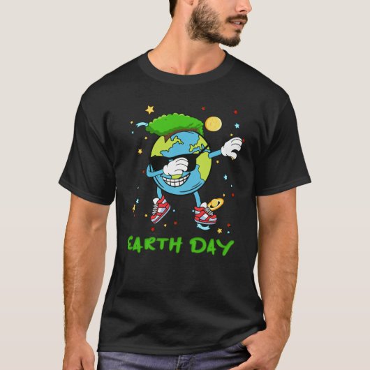 Earth Day Every Day Save Our Planet Earth Dabbing T-shirt (Voorkant)