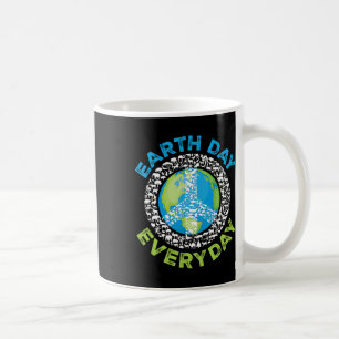 Earth Day Everyday Peace Earth Animals Mannen Vrou Koffiemok