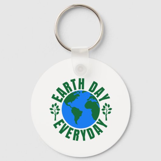 Earth Day Everyday Sleutelhanger (Voorkant)
