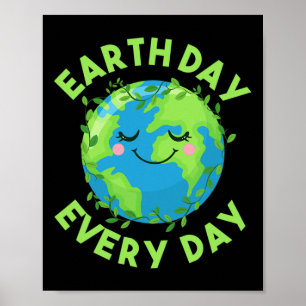 Earth Day houdt elke dag van het milieu Poster