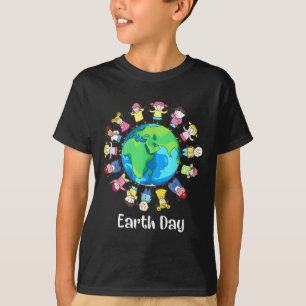 Earth Day Kinderen over de hele wereld redden de p T-shirt