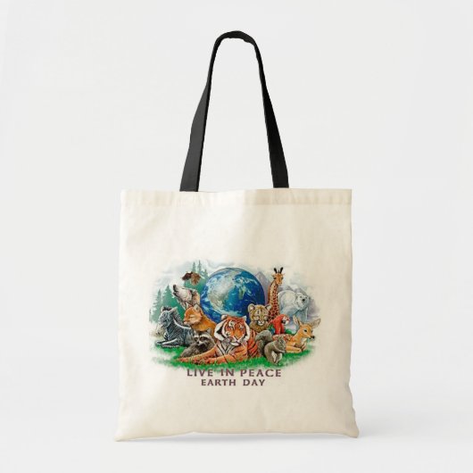 Earth Day Live in Peace Wildlife Tas (Voorkant)