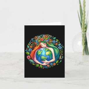 Earth Day Love Mother Earth Planet Hug Natuur Envi Kaart
