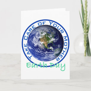 Earth Day Neem Zorg Van Je Moeder T Shirt_3 Kaart
