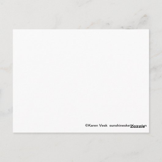 Earth Day Okapi Rainforest na kaart (Achterkant)