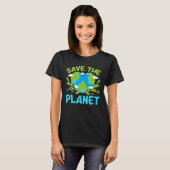Earth Day Planet Vegan Animals Environment Generic T-shirt (Voorkant volledig)