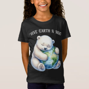 Earth Day Polar Beer Geef de aarde een knuffel T-shirt