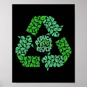 Earth Day Recyclen Logo Recycling Gift 1 Poster