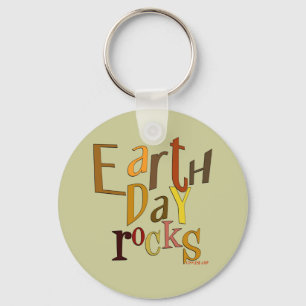 Earth Day Rocks Sleutelhanger