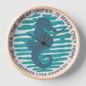 Earth Day, Seahorse en Waves, Clean the Ocean (Voorkant)