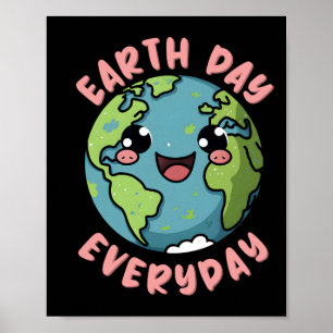 Earth Day Shirt Teacher Environment Day Recyclen E Poster