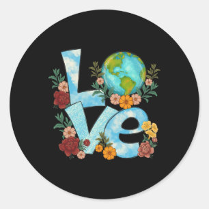 Earth Day Shirt Teacher Environment Day Recyclen E Ronde Sticker