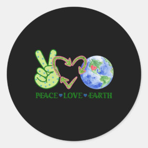 Earth Day Shirt Teacher Environment Day Recyclen E Ronde Sticker