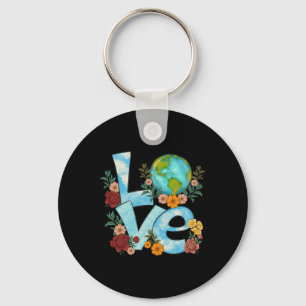 Earth Day Shirt Teacher Environment Day Recyclen E Sleutelhanger