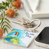 Earth Day Sleutelhanger (Voorkant Rechts)