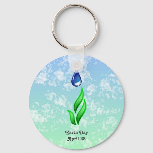 Earth Day Sleutelhanger (Voorkant)