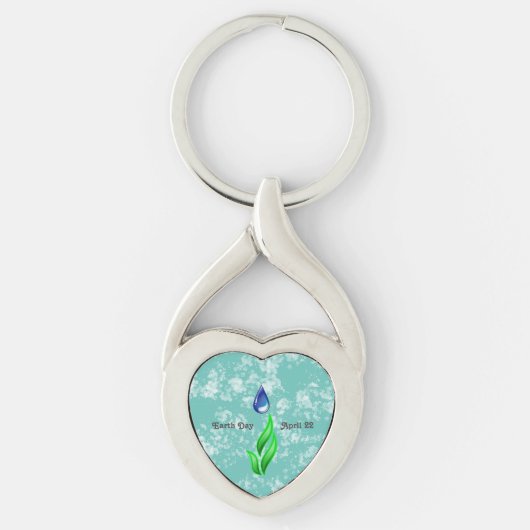 Earth Day Sleutelhanger (Voorkant)