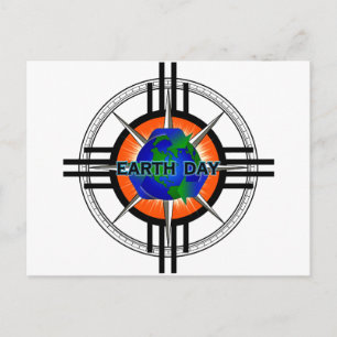 Earth Day Star Crown Briefkaart