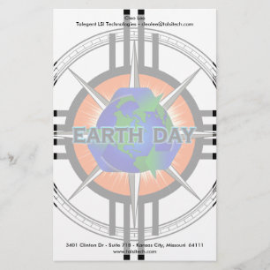 Earth Day Star Crown Briefpapier