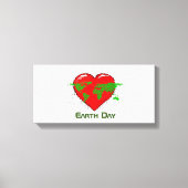 Earth Day Stretted Canvas Print (Voorkant)