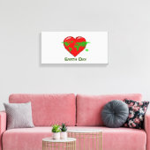 Earth Day Stretted Canvas Print (Insitu (Woonkamer))