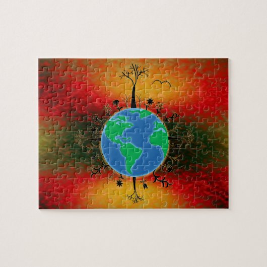 Earth Day ~ Sunset Legpuzzel (Horizontaal)