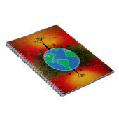 Earth Day ~ Sunset Notitieboek (Rechterzijde)