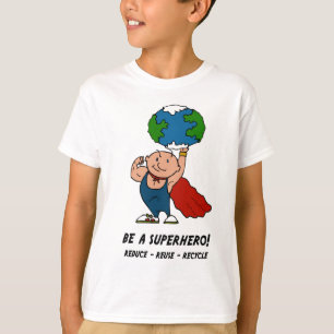 Earth Day Superheld t-shirt