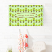 Earth Day Teres gepersonaliseerd Spandoek (Insitu)
