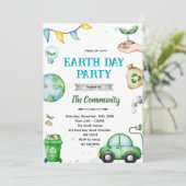 Earth day theme invitation (Debout devant)