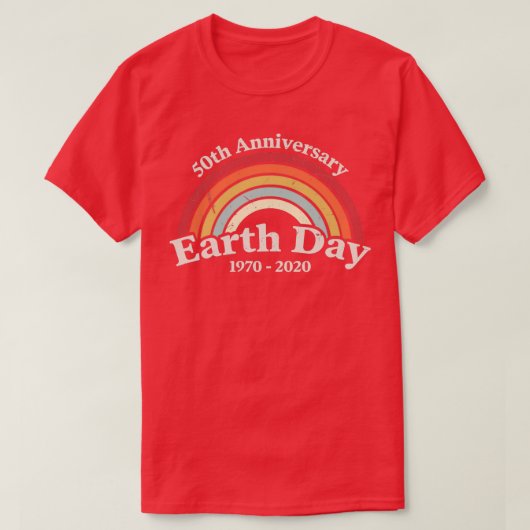 Earth Day Therex27s is geen planeet B 1970 T-shirt (Design voorkant)