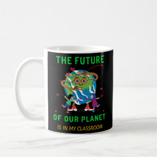 Earth Day Toekomst van onze planeet is mijn klaslo Koffiemok