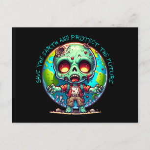 Earth Day Zombie Briefkaart