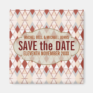 Earth Diamonds SavetheDate Magnet Magneet