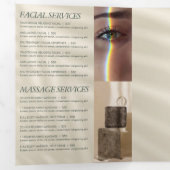 Earth Elegance Logo Beauty, Spa Sage Brochure Drieluik Kaart (Binnenzijde eerst)